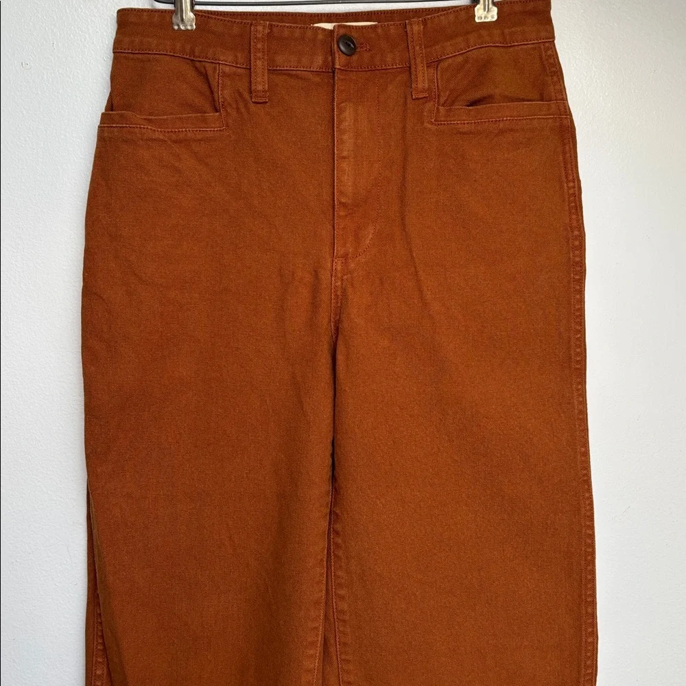 Madewell High Rise Slim Emmett Tapered Pants in Warm Toffee, 28 - Picture 4 of 11